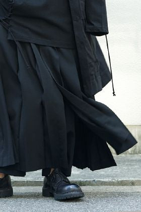 Yohji Yamamoto - ヨウジヤマモト x B Yohji Yamamoto - ビーヨウジヤマモト All Black ユニセックス スタイリング