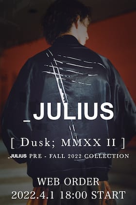 We are now accepting pre-orders online for the JULIUS 2022 Pre Fall collection!