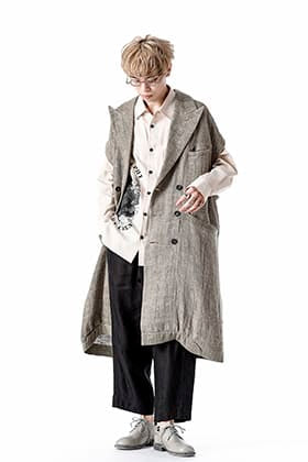 ZIGGY CHEN 22SS Easy Sleeveless Coat Style