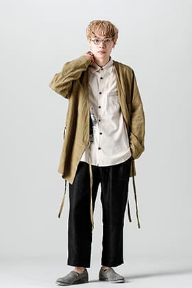 ZIGGY CHEN 22SS FASCINATE Limited Short Robe Simple Style