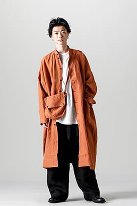 O project 22SS Red Brick Shirt Coat Style