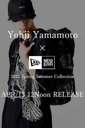 [New Release Announcement] Yohji Yamamoto 22 SS New Era collaboration will be released on the 13th of April!