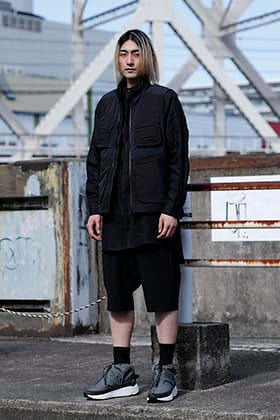 White Mountaineering 4ウェイストレッチベスト ミックススタイリング