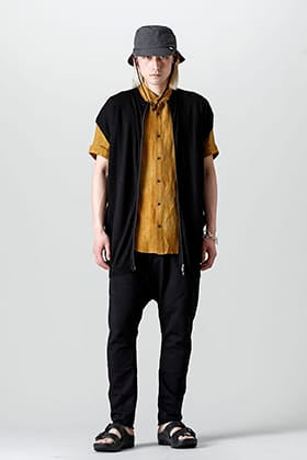 D.HYGEN バンドカラーシャツ リラックススタイル