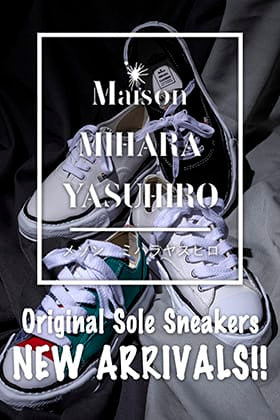 [入荷情報] Maison MIHARAYASUHIRO オリジナルソールスニーカーが再入荷しました！
