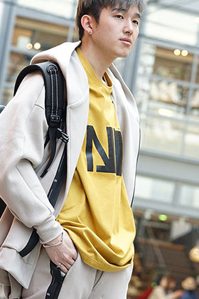 NILøS 2019SS BACK BALLOON ZIP HOODIE Graige Style