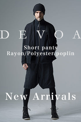 [Arrival Information] New half pants from DEVOA have arrived!