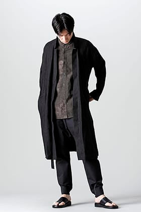 Nomen Nescio シェルパンツリラックススタイル