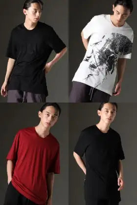 JULIUS 2023-24AW Recommended T-shirts 2 types