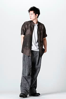 D.HYGEN 22SS uneven Dyed Short Sleeve Shirt Style