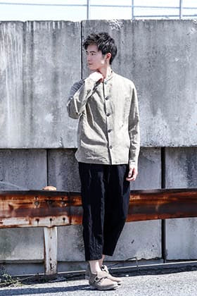 DEVOA 22SS Cotton/Linen Cold Dye Jacket Style