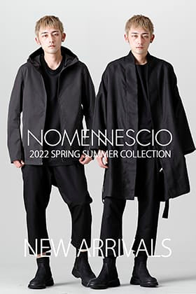 [Arrival Information] New 22 SS collection from NOMEN NESCIO is now in stock.