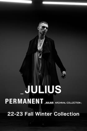 JULIUS パーマネントライン 22-23AW ラップコートのご紹介