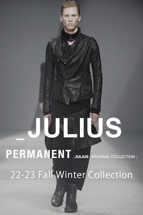 JULIUS パーマネントライン 22-23AW カバードネックジャケットのご紹介