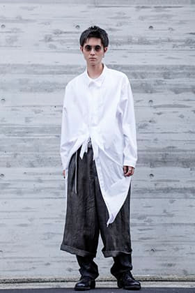 Yohji Yamamoto 22-23AW White Big Shirt Style