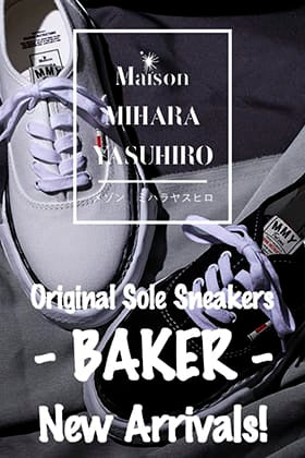 [Arrival information] Original sole sneakers "BAKER" from Maison MIHARAYASUHIRO is in stock now!!