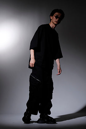 JULIUS 2022PF ワイドシルエット ブラックスタイリング