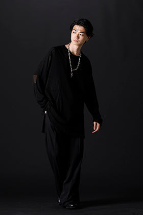 JULIUS × GalaabenD 2022SS Aラインシルエット ブラックスタイリング