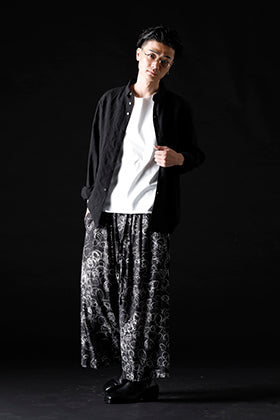 kujaku × nude: masahiko maruyama 2022SS relaxed shirt styling