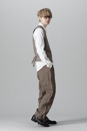 NOUSAN 22SS : シルクヘンプスパイラルパンツ & フレンチリネンイージーパンツ スタイル