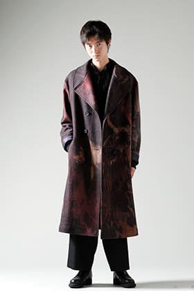 Yohji Yamamoto 22-23AW  ZDZISLAW BEKSINSKI Print Coat Style