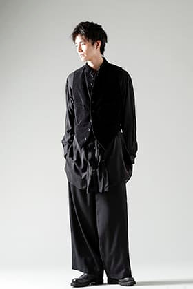 Yohji Yamamoto 22-23AW Stand Up Collar Vest Style