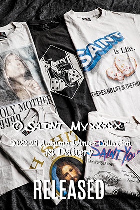The delivery starts from the ©️ SAINT Mxxxxxx 2022-23 AW collection! Releasing in stores and online from now!