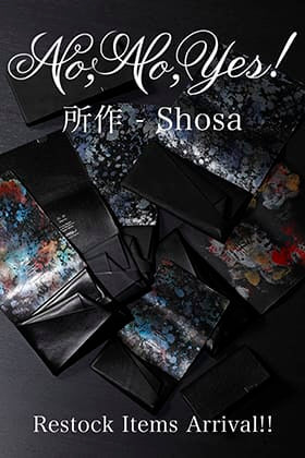 [Arrival Information] Items from No, No, Yes! Shosa is now in stock!