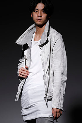 JULIUS White Colored Denim Style