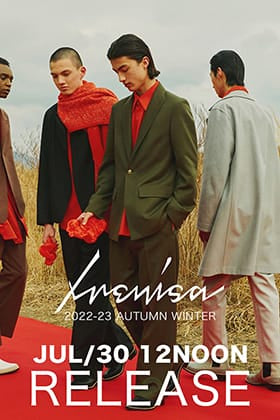 [Release Announcement] The new collection of IRENISA 22 -23 AW will be available from 12 noon Japan time on July 30th