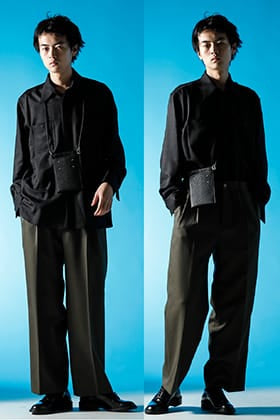 IRENISA Chest Pocket Shirt "IN or OUT" coordinations!!