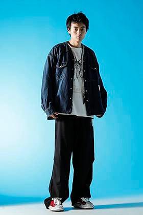 Maison MIHARAYASUHIRO Scarf Denim Shirt Street Style!!