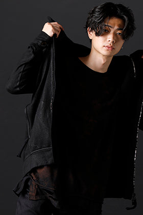 D.HYGEN 2022-23AW Coated Hooded jacket Styling
