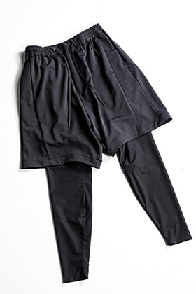 DEVOA EXIST 22-23AW ”Layered Pants Stretch Dry Skin”