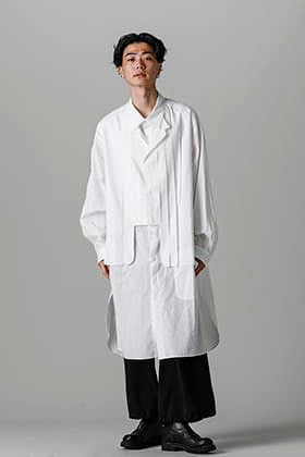 Yohji Yamamoto 22-23AW Power of White Shirt Style