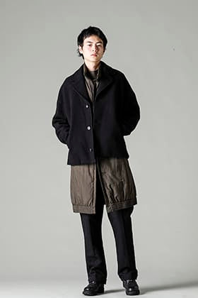 DEVOA 22-23AW コートとジャケットのレイヤードスタイリング