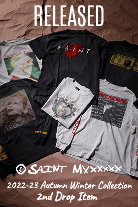 [Arrival Information] From now on, ©️SAINT M×××××× 2022-23AW 2nd Drop items will be sold at the same time online and at the store!!