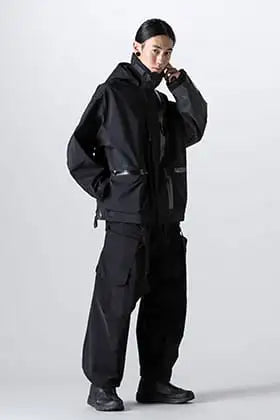 Styling of the new ACRONYM 2023-24 AW jacket featuring Gore-Tex Pro