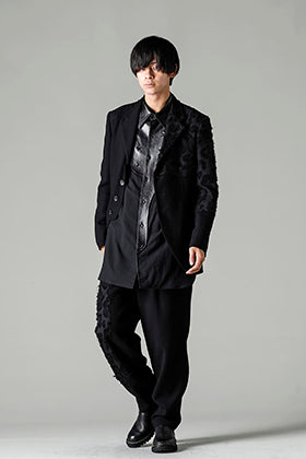 Yohji Yamamoto 22-23AW オパール加工セットアップスタイル