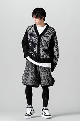 Y-3 レオパードニットカーディガン スタイリング！