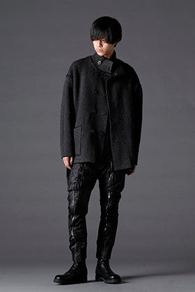 The Viridi-anne 2022-23AW ニットブルゾン &  ゴートレザーパンツ スタイリング