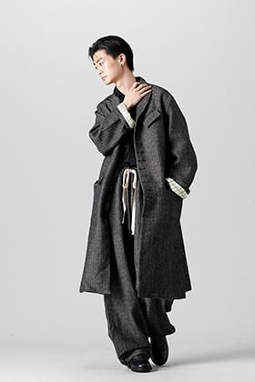 KLASICA 22-23AW：ウール/リネン ヘリンボーン スタイル
