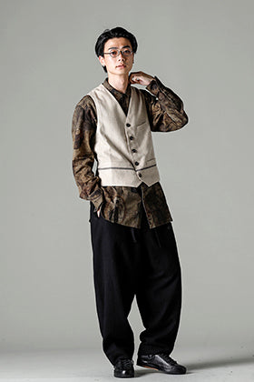 ZIGGY CHEN 22-23AW クラシックベストスタイリング