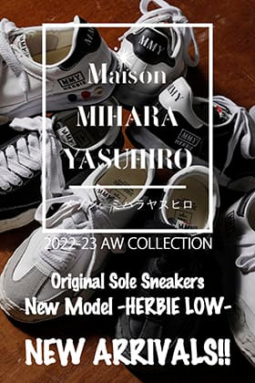 [入荷情報] Maison MIHARAYASUHIRO 2022-23秋冬コレクションの新作スニーカーが入荷！