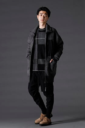 The Viridi-anne-22-23AW コットンカシミア ニットブルゾン スタイリング