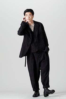 KLASICA 22-23AW：Blurred Stripe 3P Setup Style