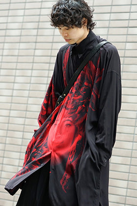 Yohji Yamamoto 19SS Red Print Blouse Style