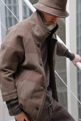 Introducing DEVOA 22-23AW "L7 Coat Wool Needle Punch"