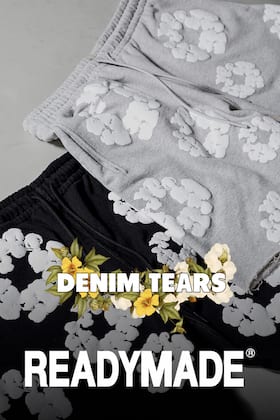 [到货信息] DENIM TEARS×READYMADE合作短裤现在开始销售!