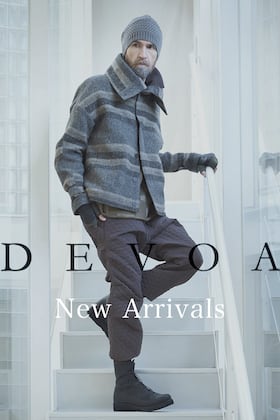 [入荷情報] DEVOA 22-23AWコレクションの新作を販売開始します。